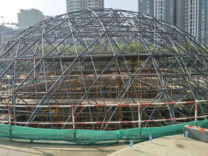 济南球形网架钢结构施工