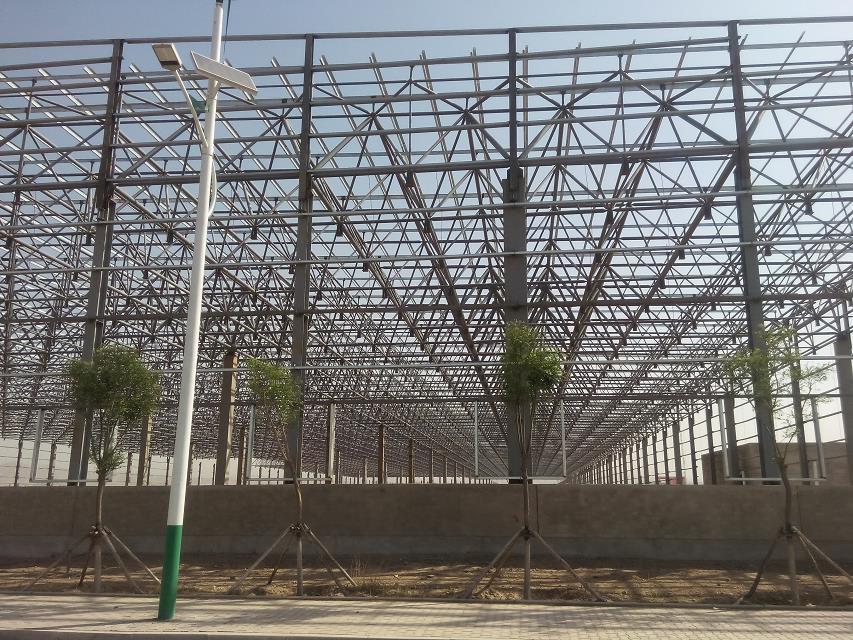 济南汽车工业厂房网架